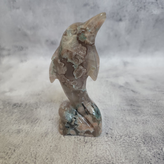 Flower Agate Dolphin A