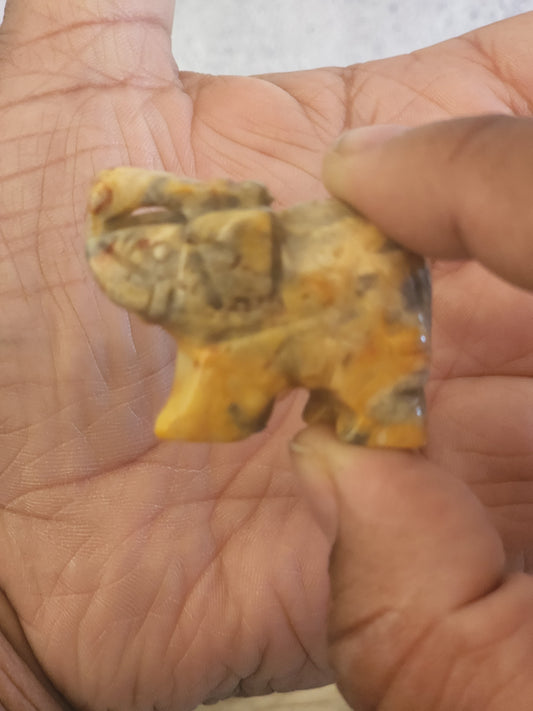 Mini Elephant Carvings