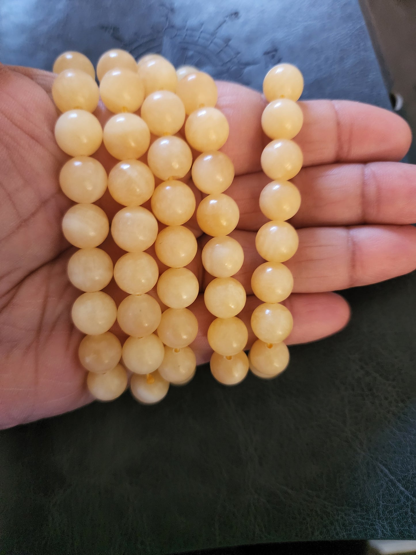 Yellow Calcite Bracelet 10mm