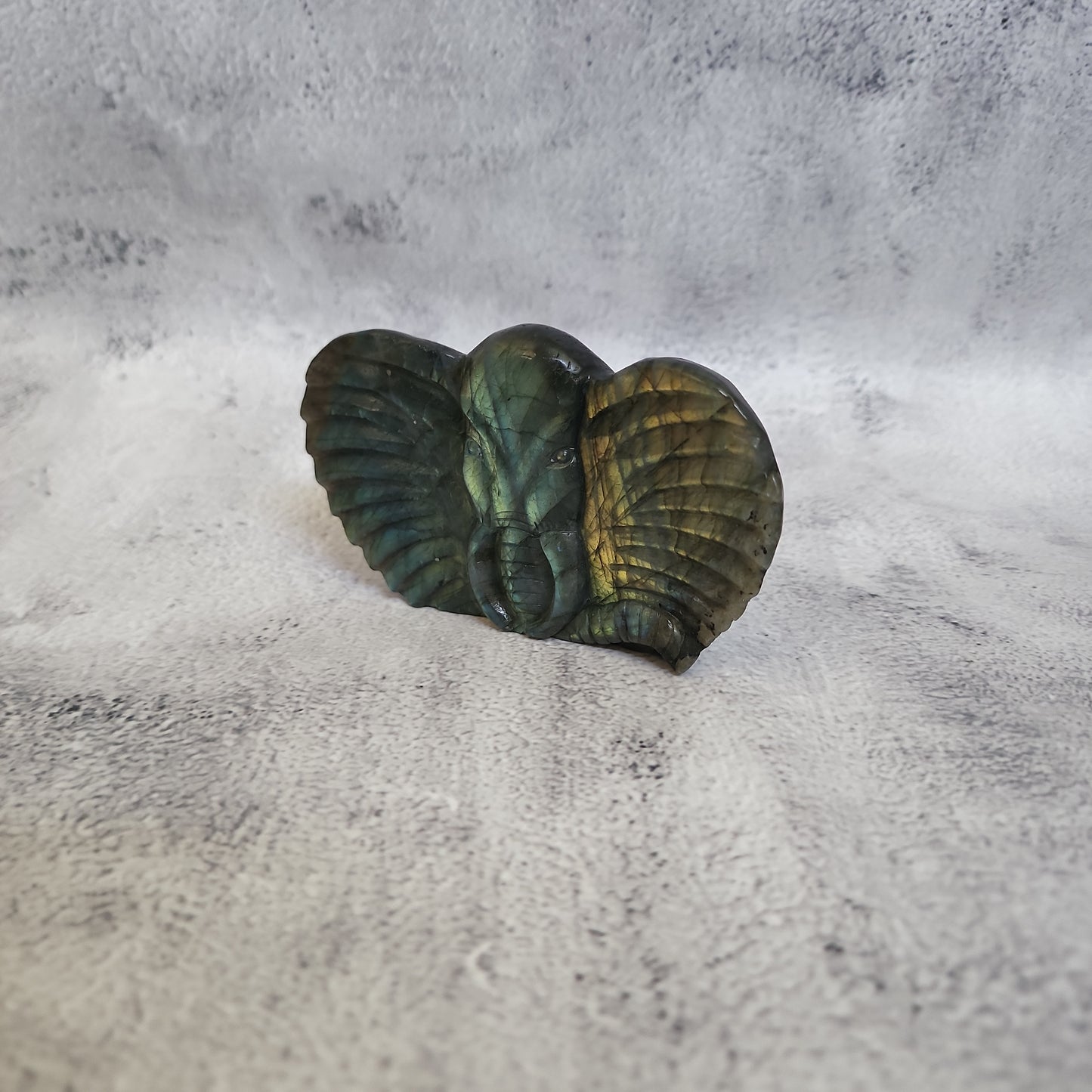 Labradorite Elephant Head B