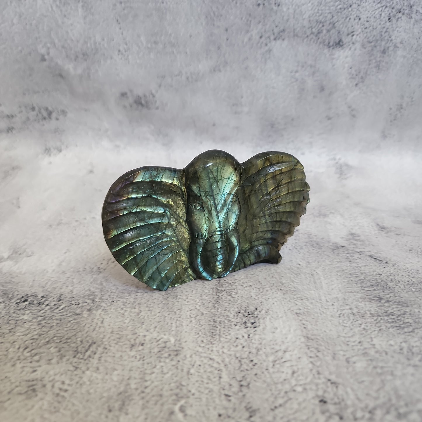 Labradorite Elephant Head B