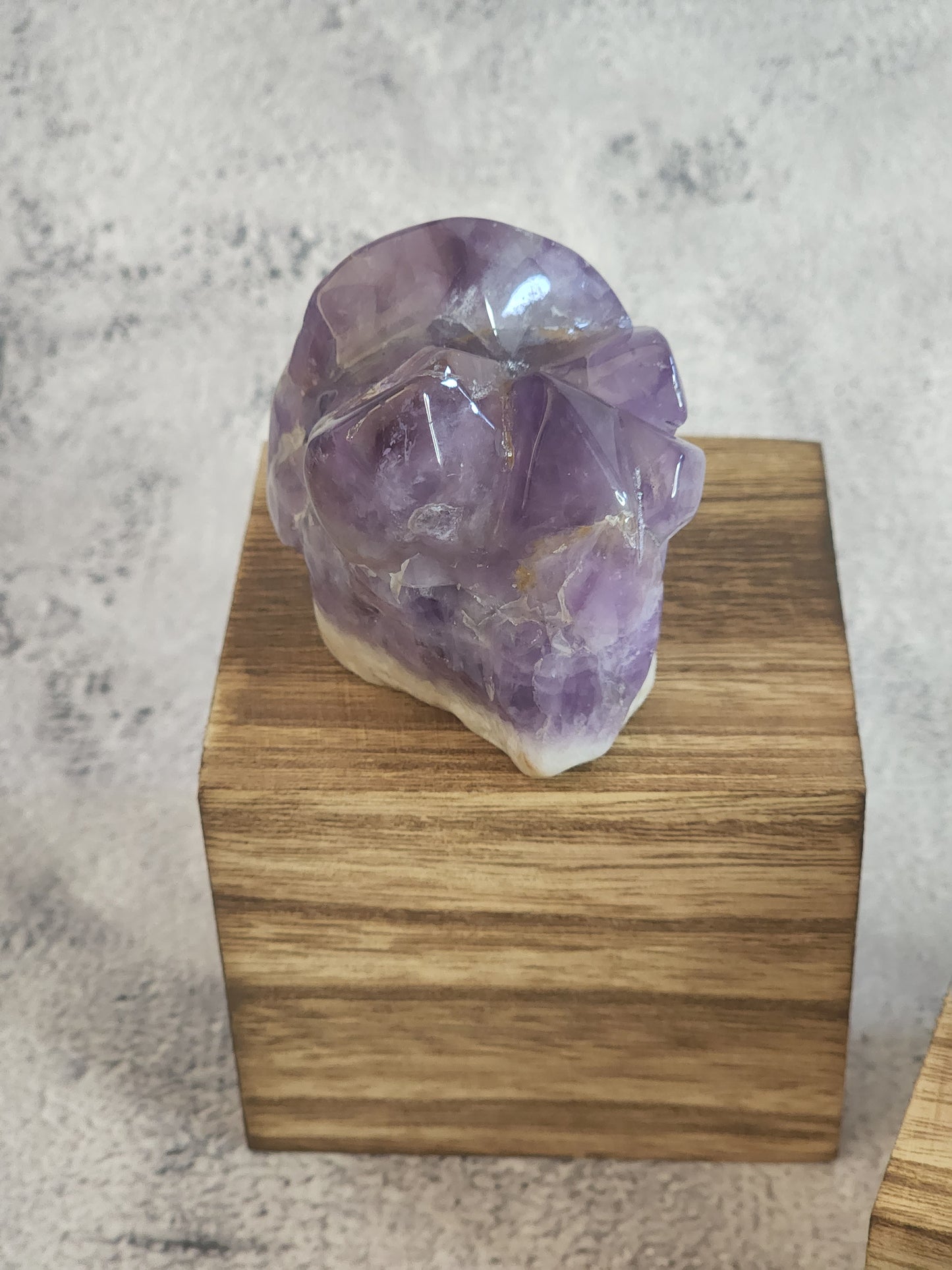 Amethyst Cluster Skull B