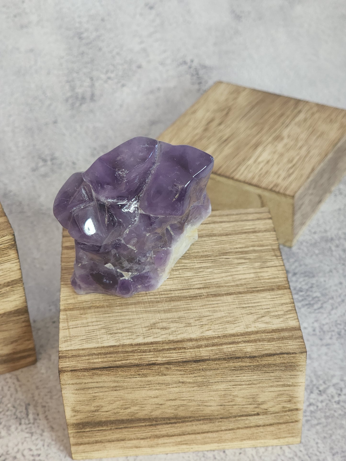 Amethyst Cluster Skull A