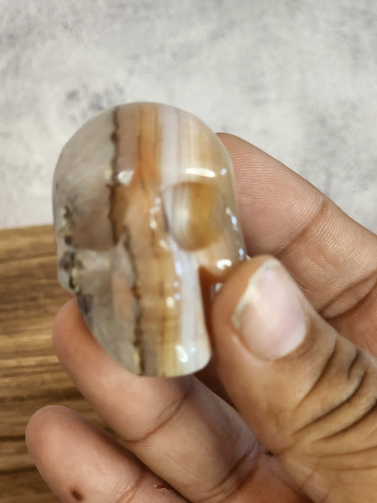 Carnelian skull