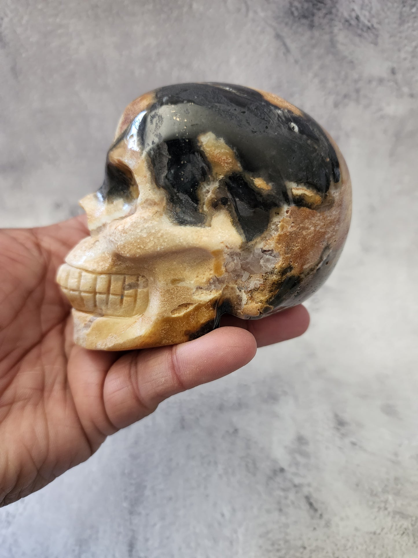 Amazonite Skull