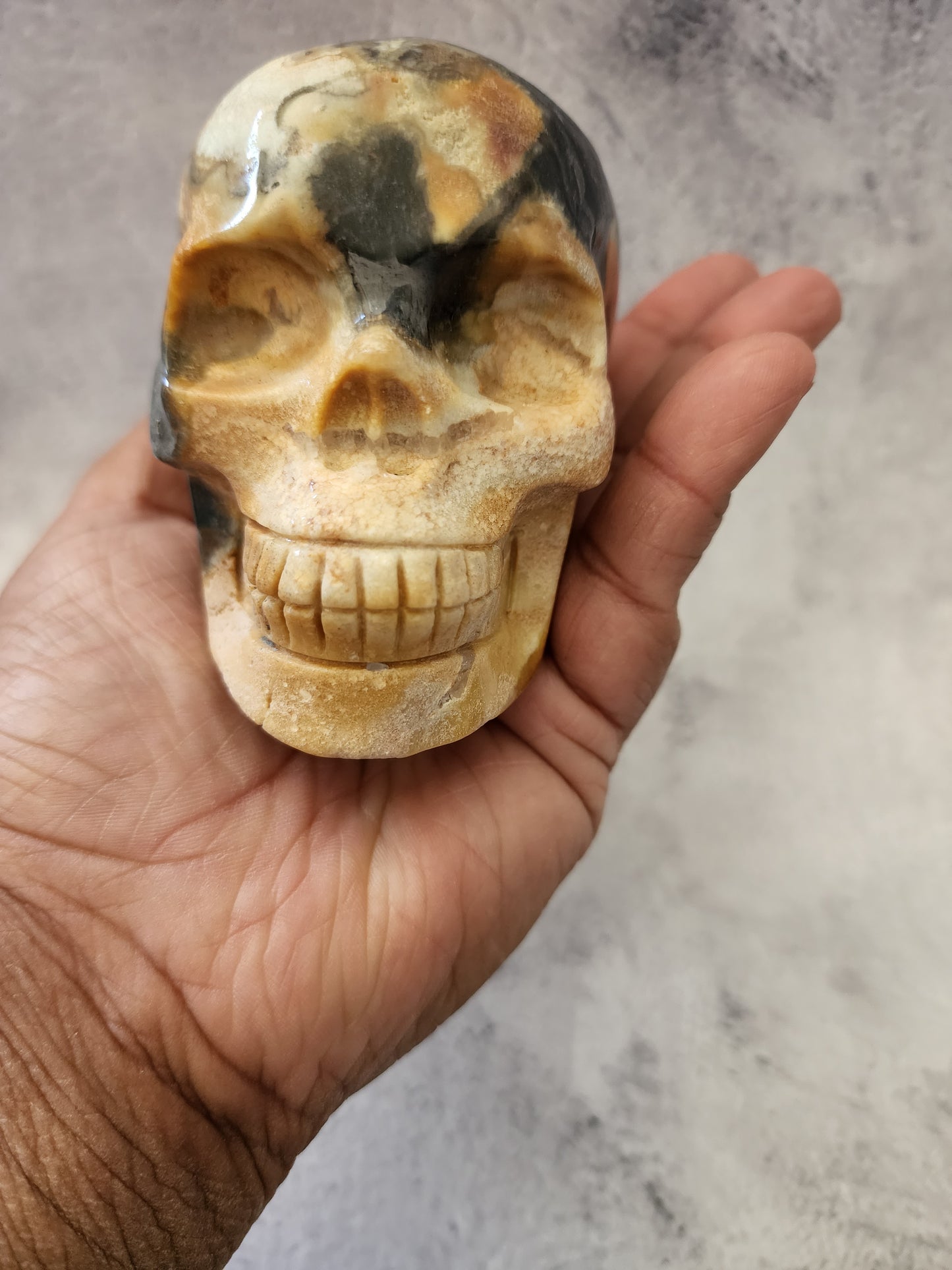 Amazonite Skull