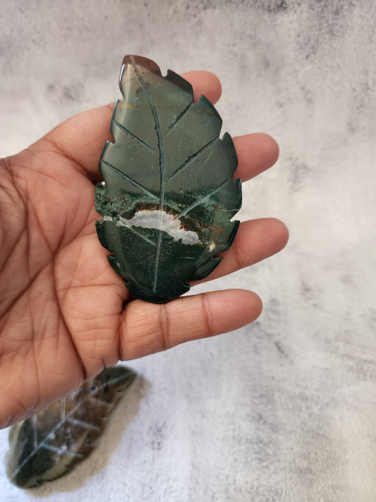 Moss Agate Leaf