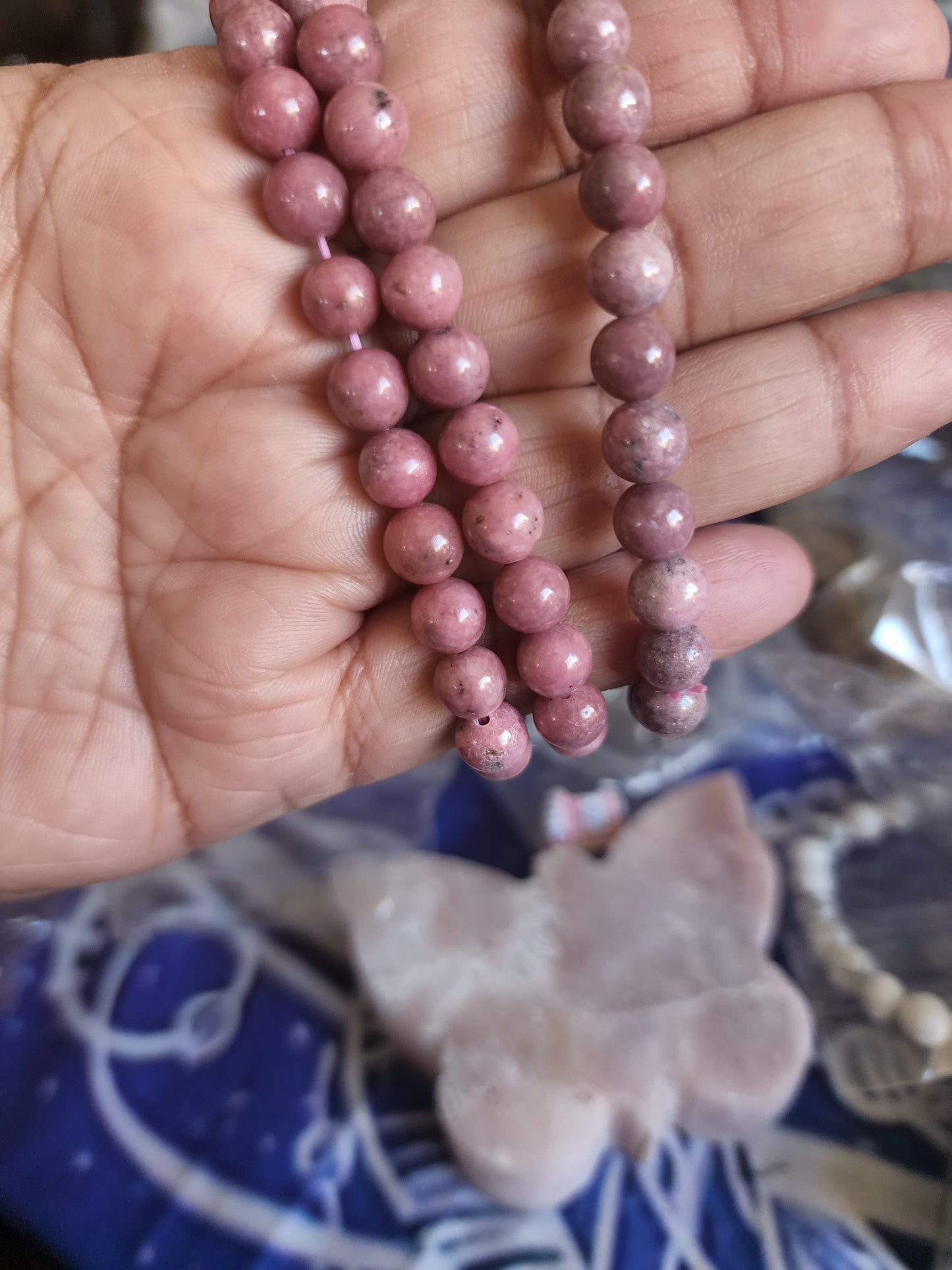 Rhodonite Bead Braclete