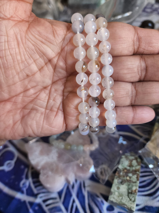 White Agate Bracelet