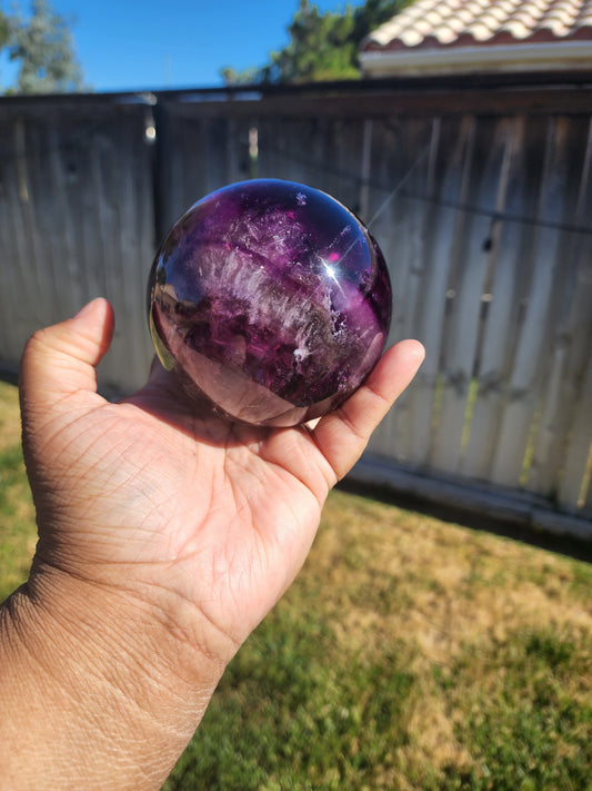 Fluorite sphere
