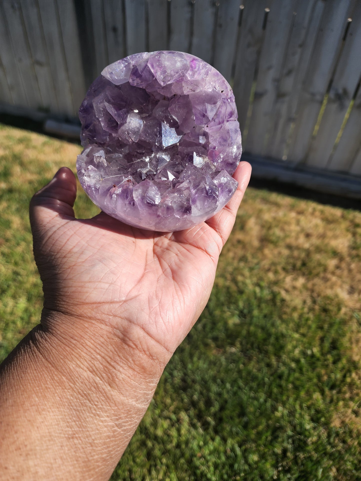 Amethyst Geode Sphere