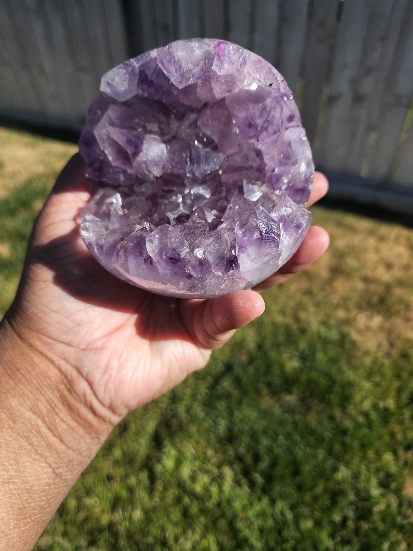 Amethyst Geode Sphere