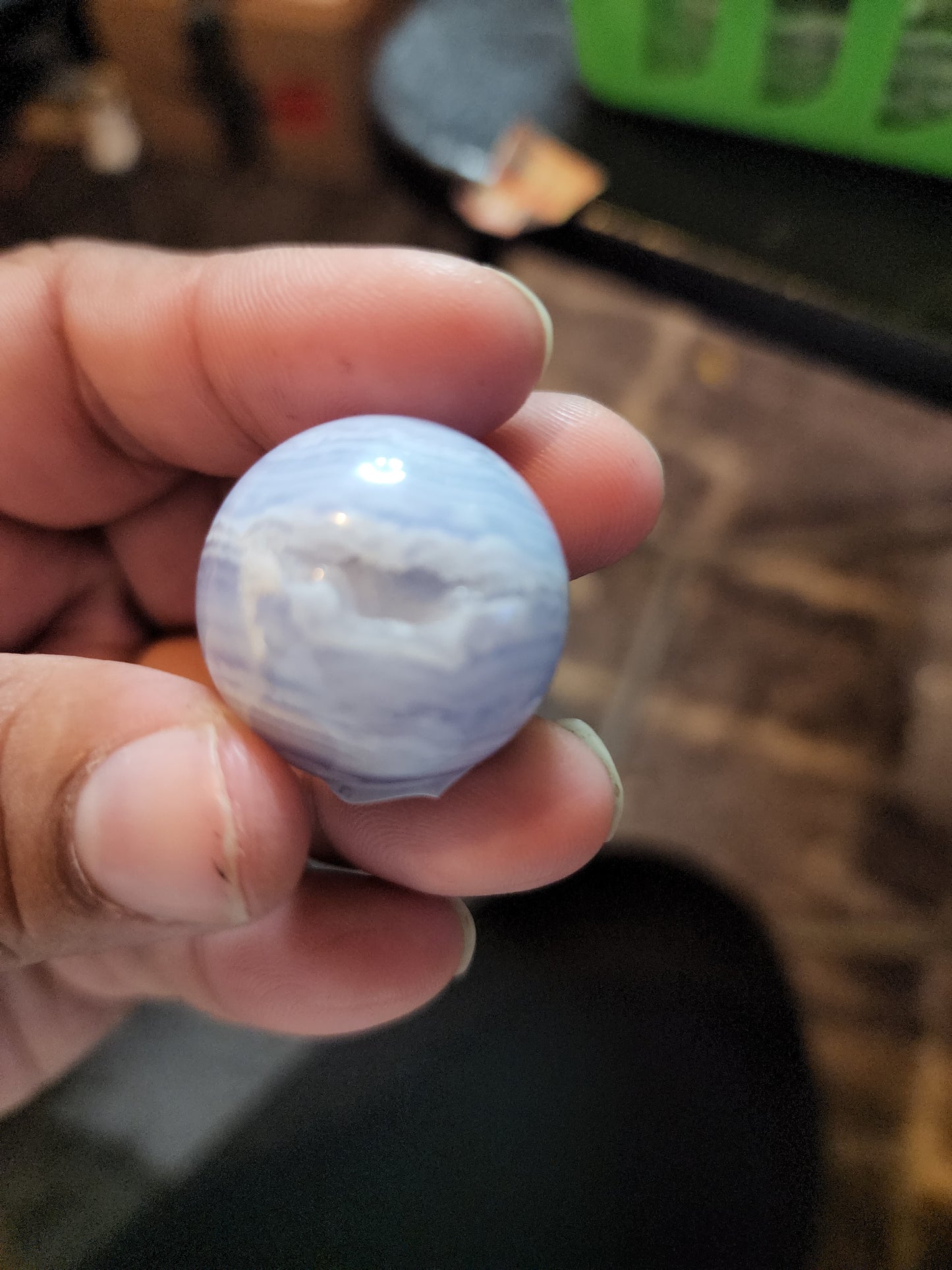 Blue Lace Agate Sphere