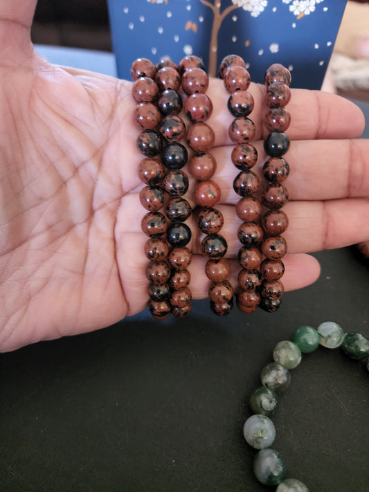 Mahogany Obsidian bracelet