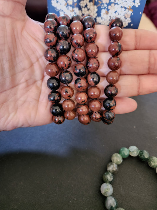 Mahogany Obsidian bracelet