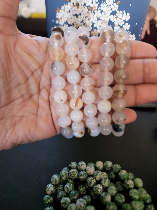 White Agate Bracelet