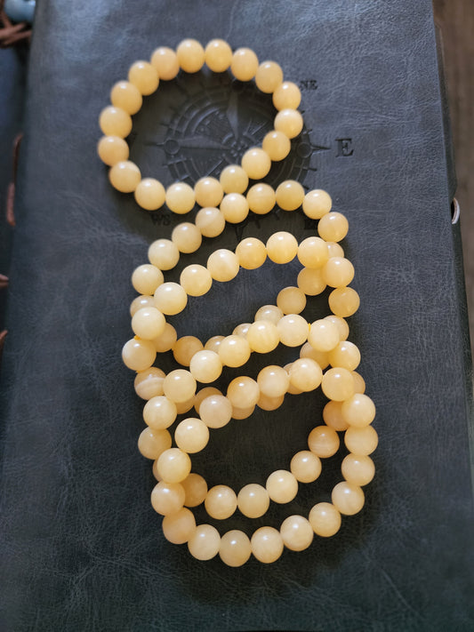 Yellow Calcite Bracelet 10mm