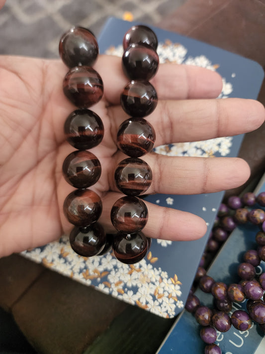 Red Tiger Eye Bracelet 16mm