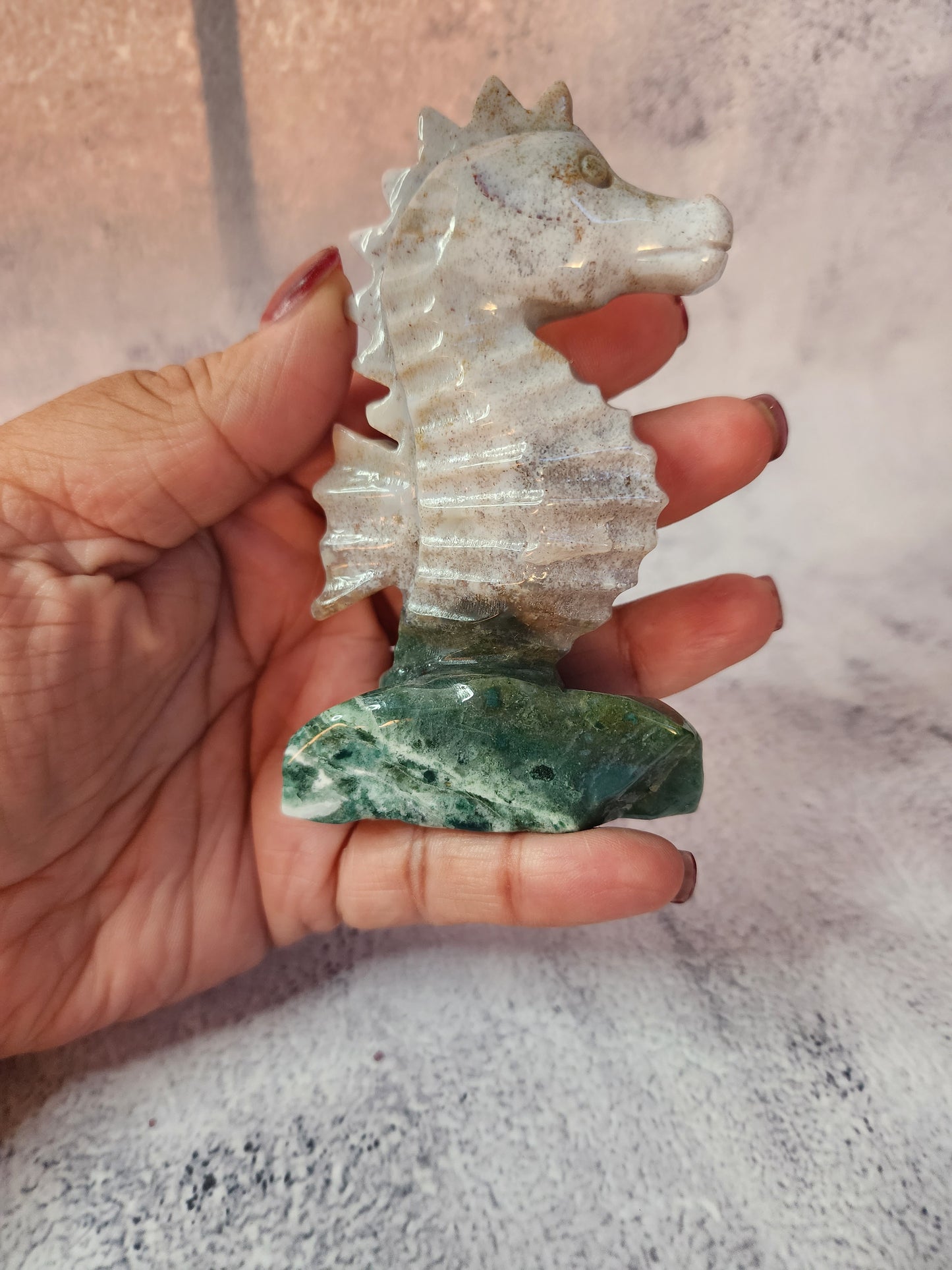 Ocean Jasper Seahorse