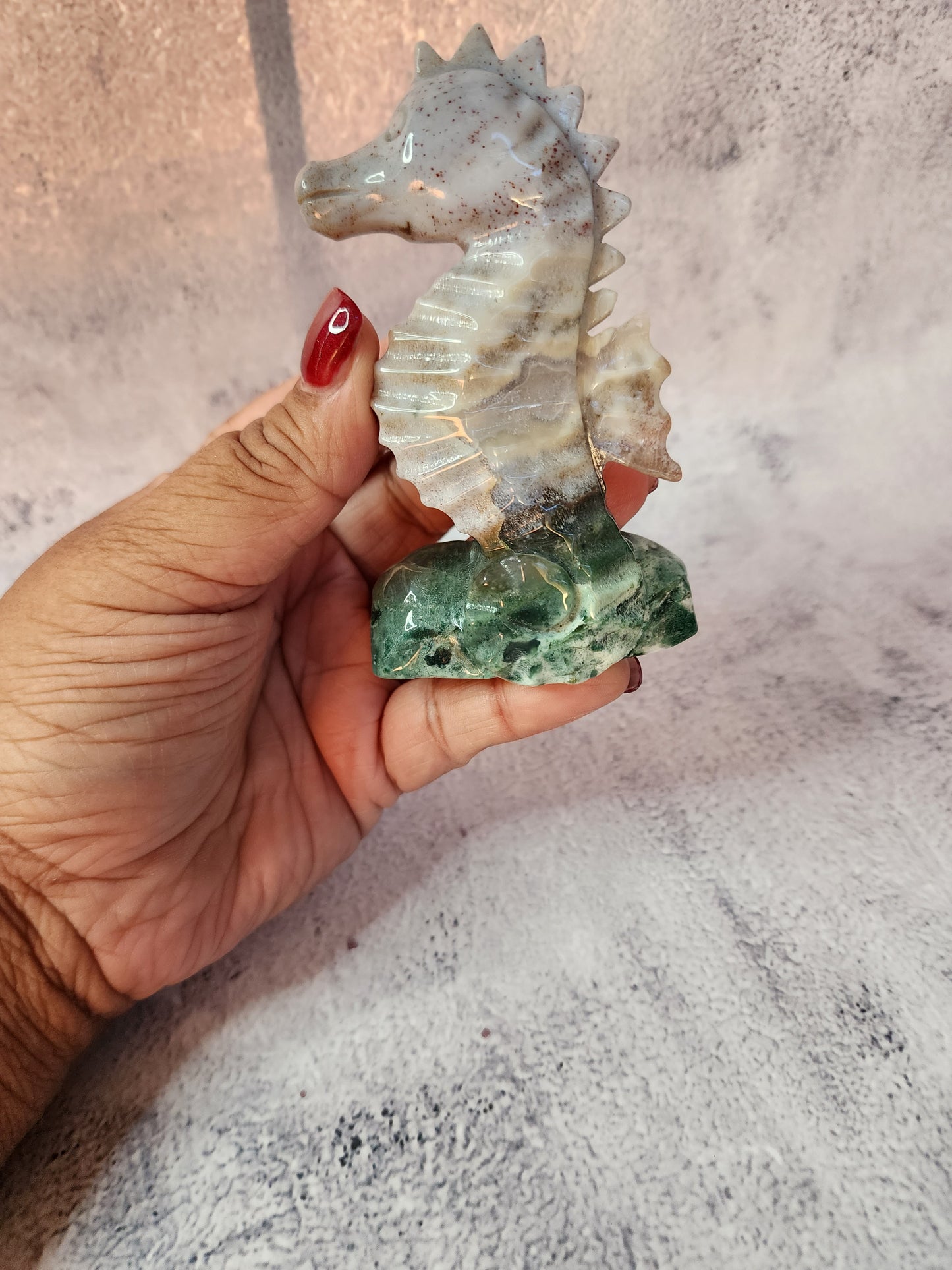 Ocean Jasper Seahorse